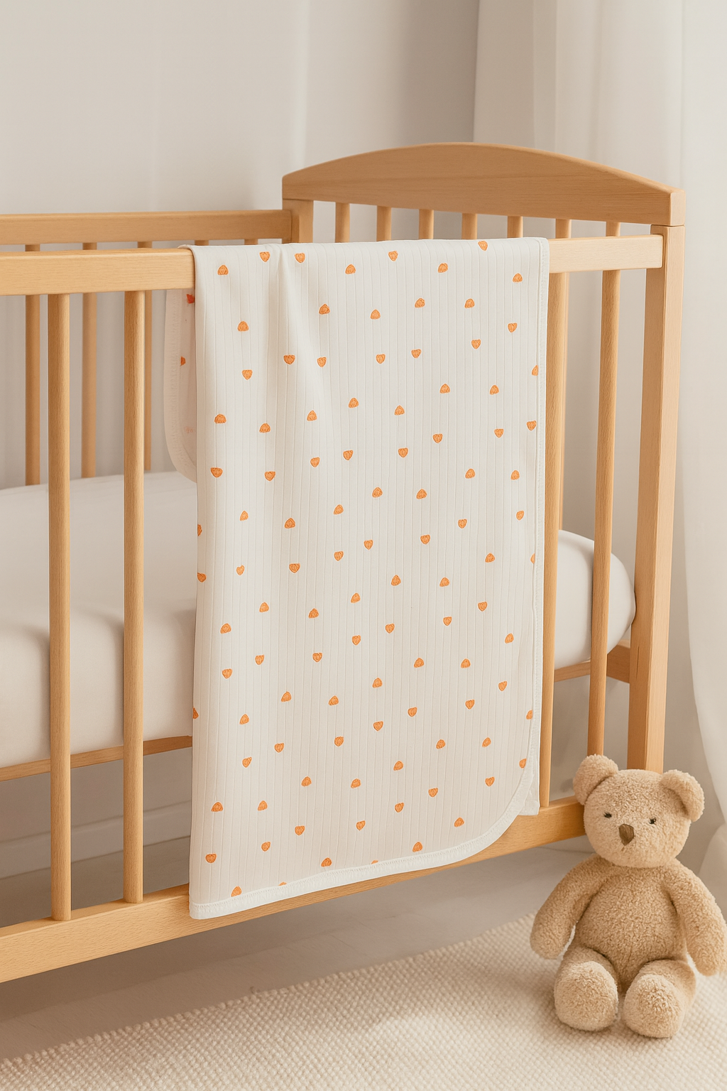 Desenli Penye Bebek Battaniyesi